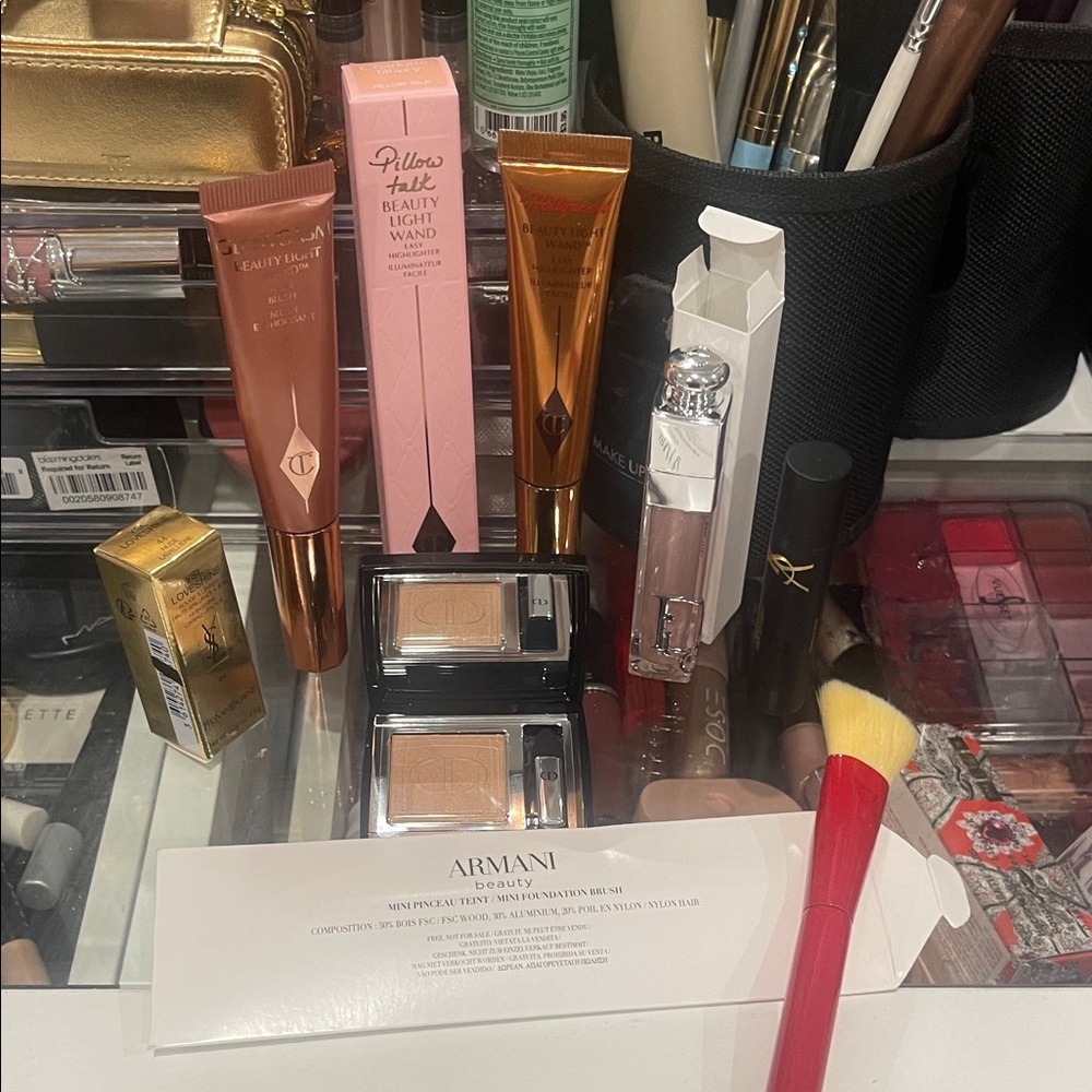 8 item bundle Dior YSL Armani and Charlotte Tilbury ⭐️⭐️⭐️⭐️⭐️⭐️⭐️